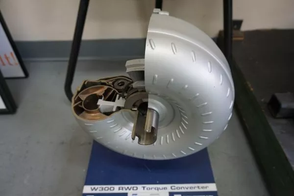 Cross-section of a torque converter