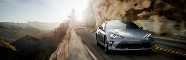 toyota 86 on the road