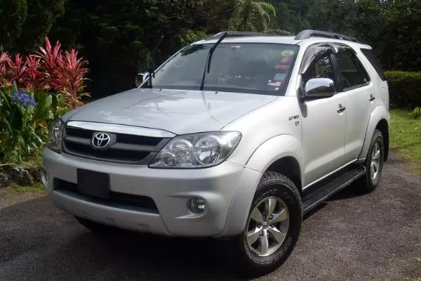 A picture of a Toyota SUV