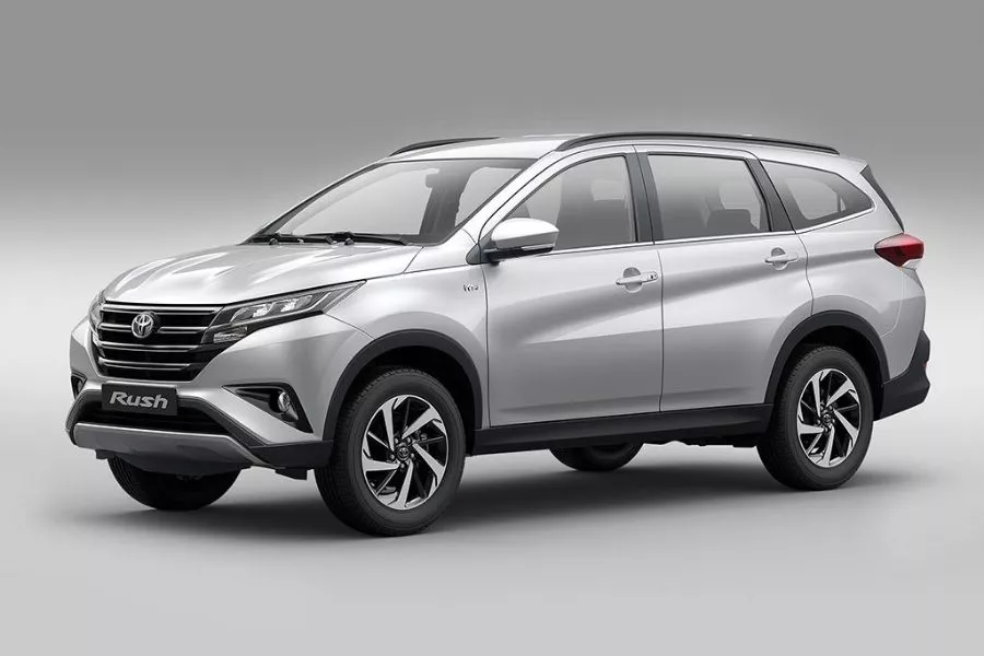 The Rush has a pretty interesting chassis A picture of the Toyota Rush