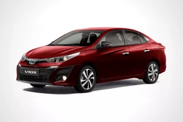 A red Vios