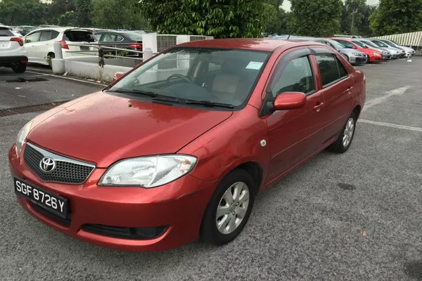 Red Toyota Vios