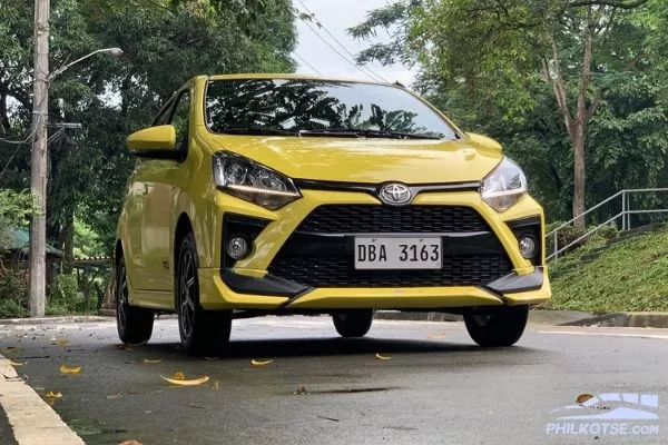 A yellow Wigo TRD