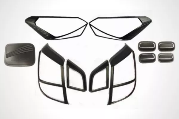 Toyota Wigo Garnish Cover Combo Matte Black Toyota Wigo Garnish Cover Combo Matte Black