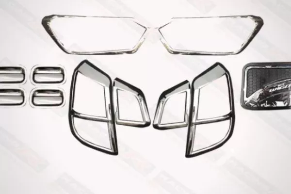 Toyota Wigo Garnish Cover Set Chrome Toyota Wigo Garnish Cover Set Chrome