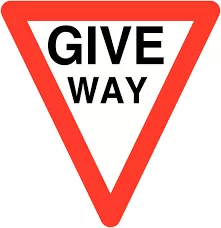 traffic sign - give way