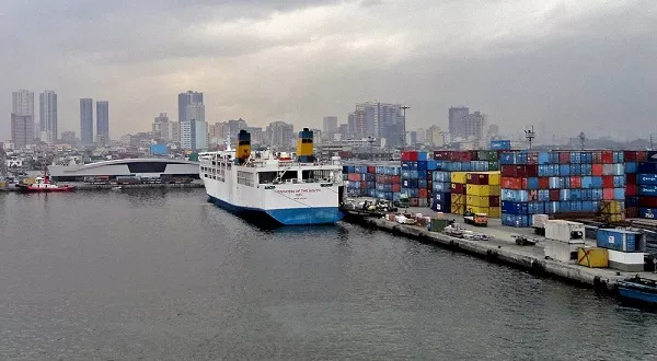 A picture of the Manila Port Area