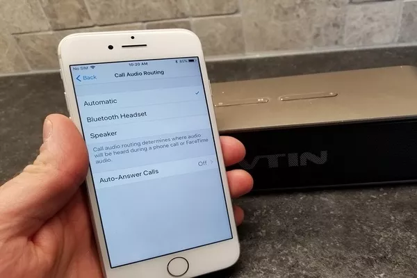 man holding an iphone