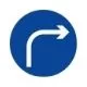 Turn right only