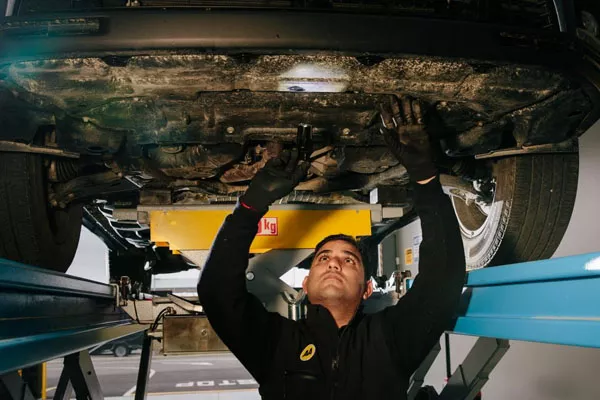 under the car inspection