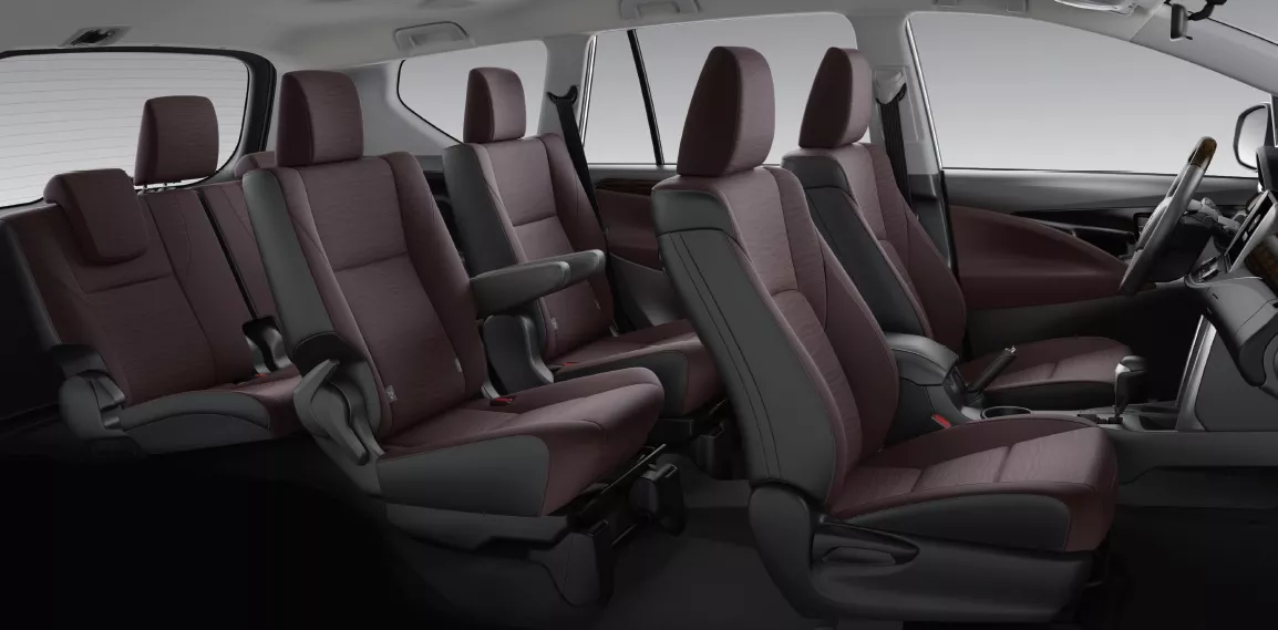 Toyota Innova seating rows