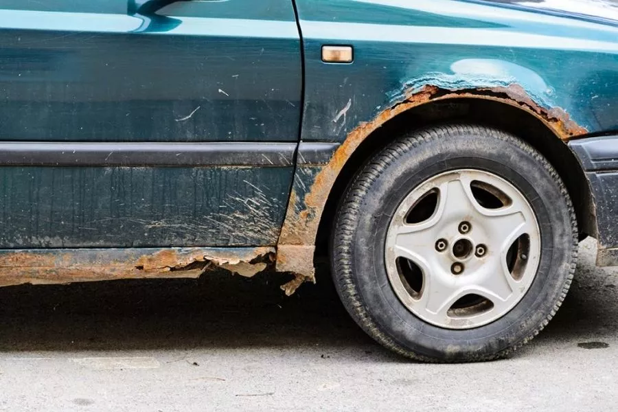 Rust on car