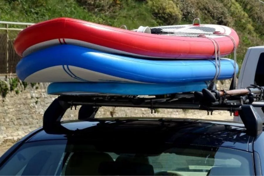 Surfboards on car