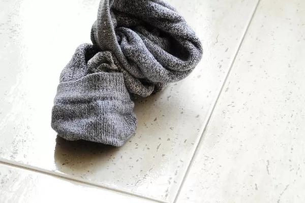 used socks for DIY carwash