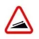 Uphill sign