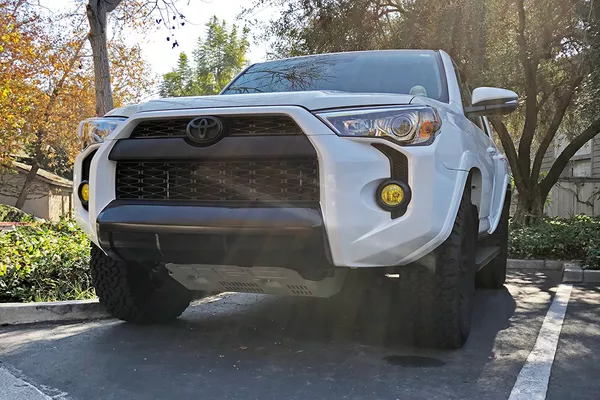 White car and car valance