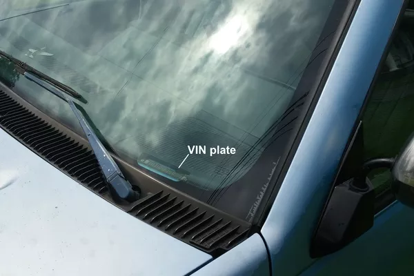 These set of numbers and characters reveal lots of things about the car VIN in the car
