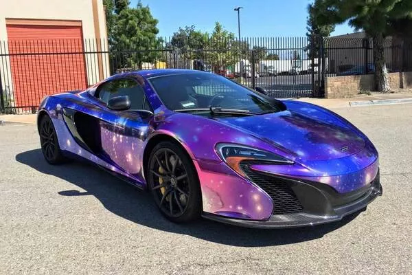 car wrapped with vinyl