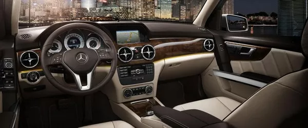 Mercedes Benz GLS dashboard area