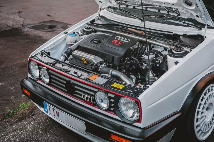 Listen carefully to what your engine is telling you A Volkswagen's engine bay