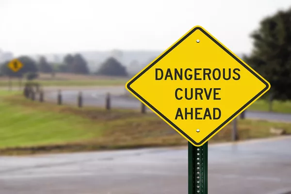 Warning signs tell if the road ahead has curves and turns Warning signs