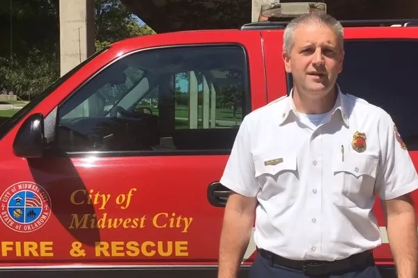 A representative of Midwest City Fire Department 