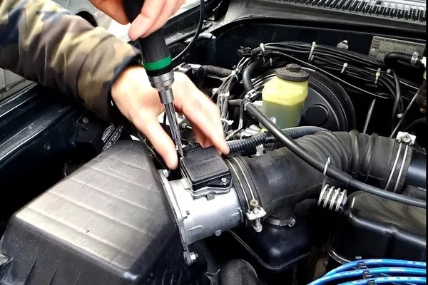 Checking the car component