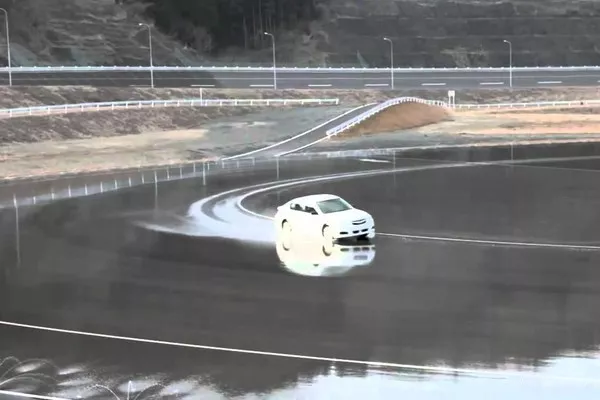 If your car has Vehicle Dynamic Control, you will want to make the most out of it Car on slippery road