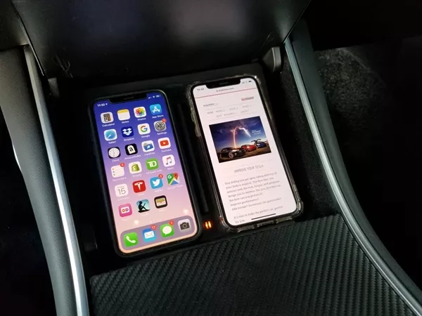 wireless phone charger in car