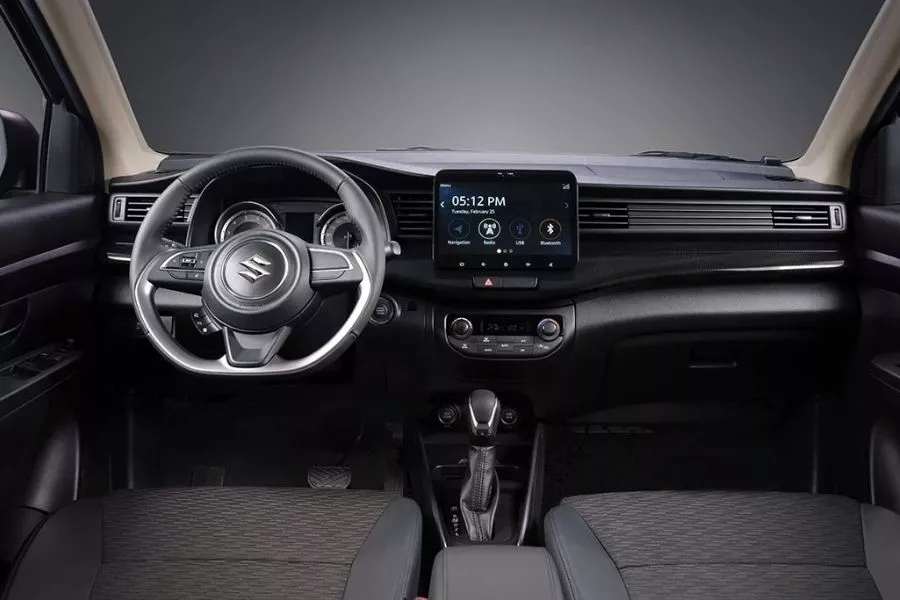 Looks a whole lot like the Ertiga's interior don't you think? A picture of the interior of the Suzuki XL7