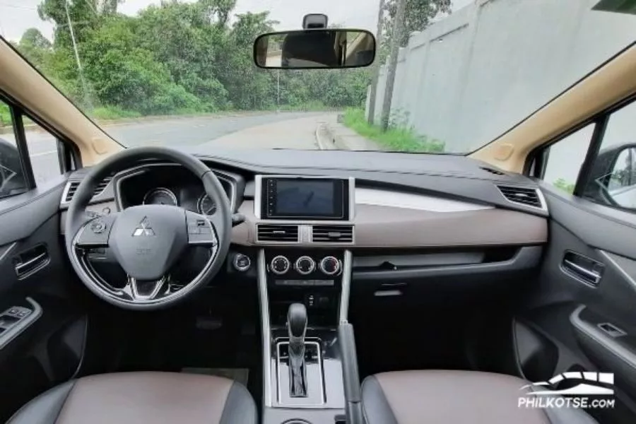 A picture of the interior of the Xpander Cross