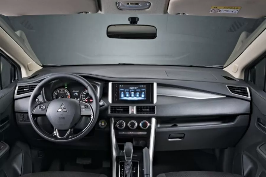 Inside the Xpander's roomy interior A picture of the interior of the Xpander