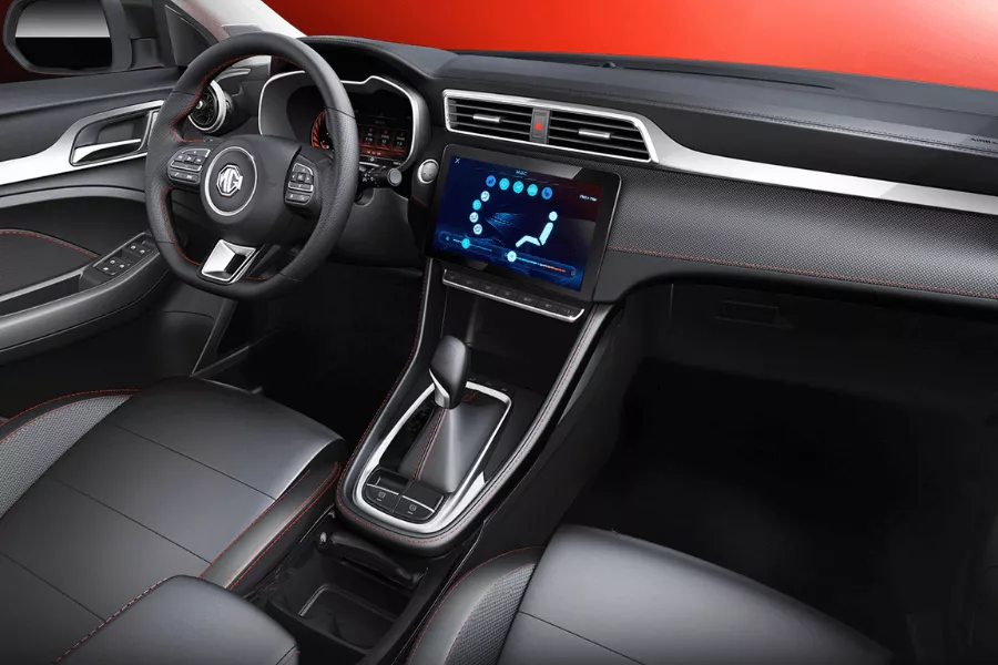 A picture of the MG ZS-T's interior