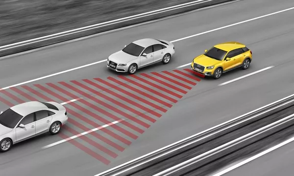 A innovation that uses “radar waves” to detect any car in front and adjust the speed to keep a safe distance adaptive cruise control