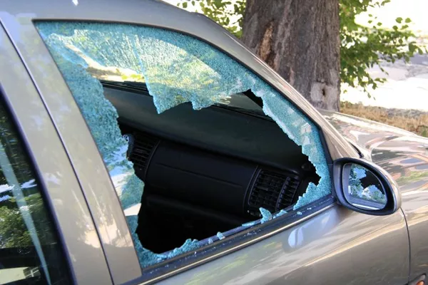 Break a car window 