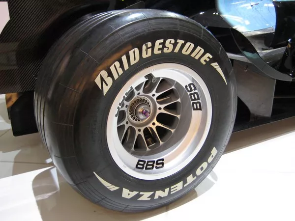 A bridgestone tire