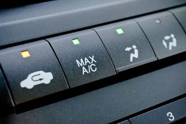 outside air mode on an A/C