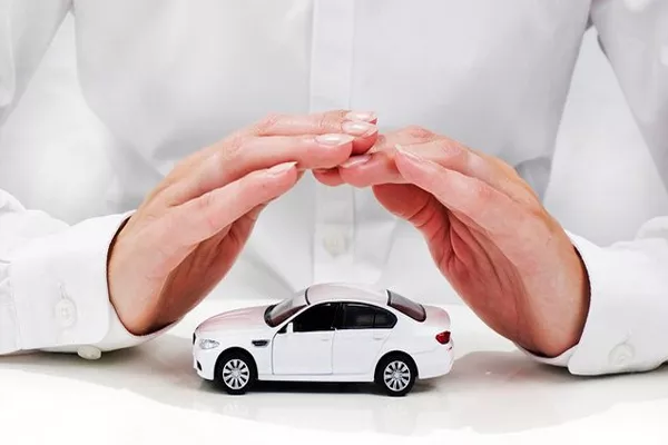 a car under hands