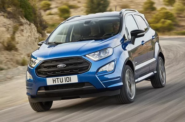 Ford EcoSport on the road