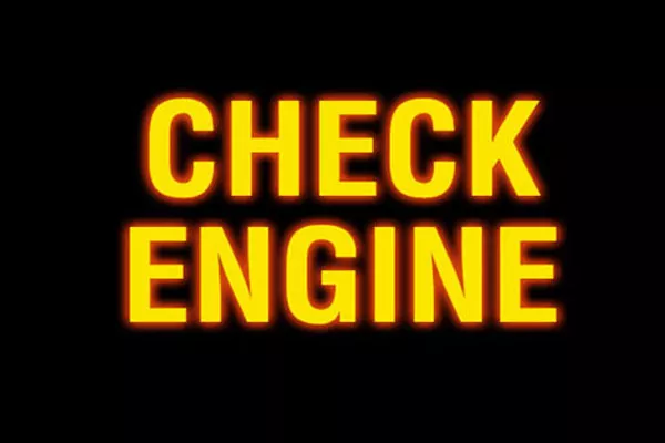 Check Engine lights on