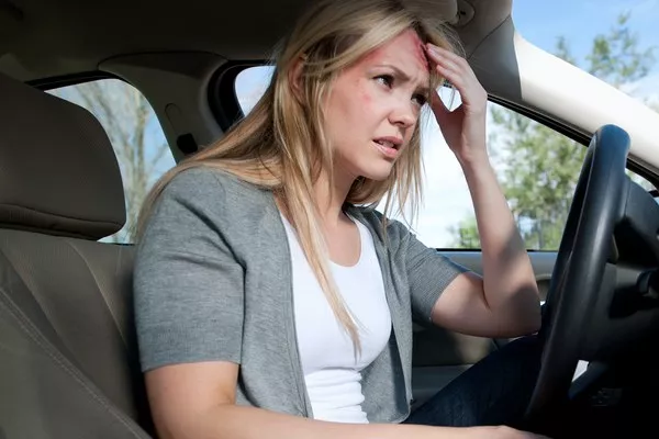 Everything seems to be in a blur Girl got into a collision