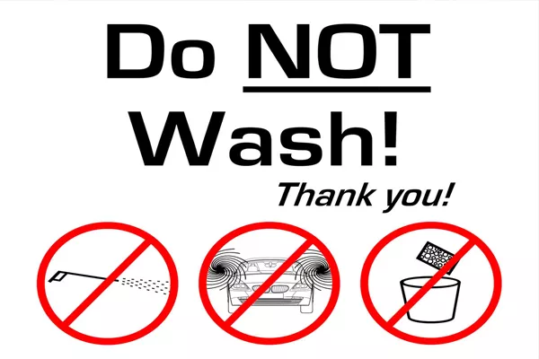 Keep it dry for some time don not wash thank you