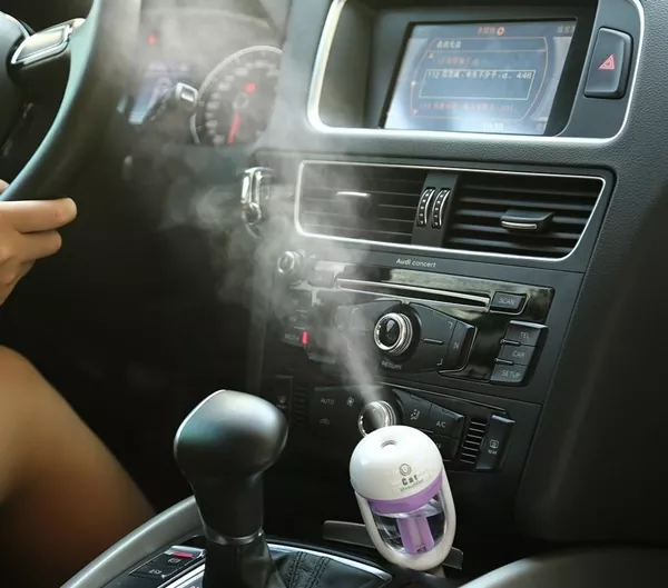 essential oil being used in car