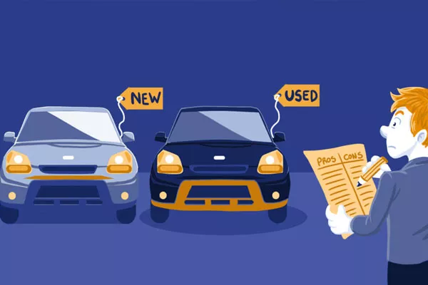 choice between new or used car