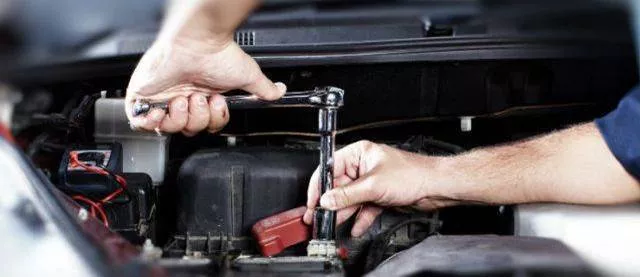 A look under the hood of a manual transmission car