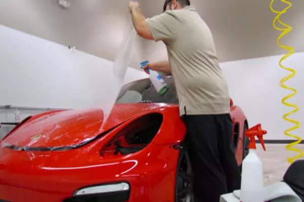 Car protection film installation