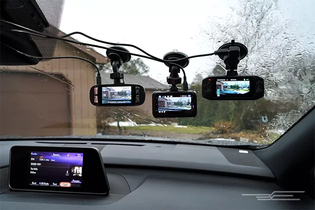 Dashcam trio