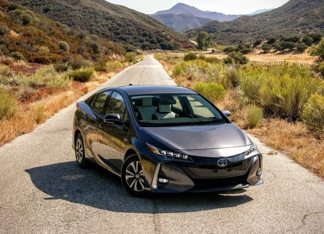 angular front of a Toyota