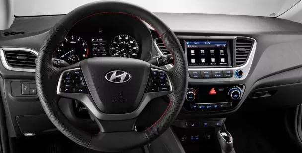 Hyundai Accent 2018 sedan dashboard