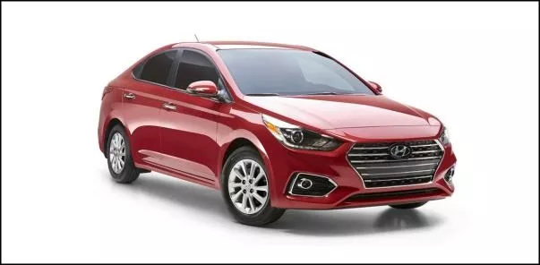 Hyundai Accent 2018 sedan angular front